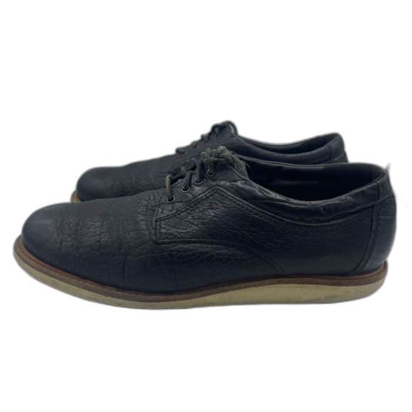 SAS Waypoint Men 10.5 W Wide Black Leather Comfort Oxford Orthopedic Walking main image 5